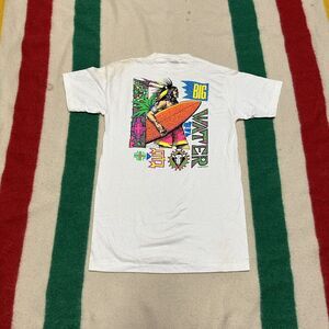 Vintage Surf Shirt Youth L Wild Oats Big Water‎ Skate 90s 80s Hawaii